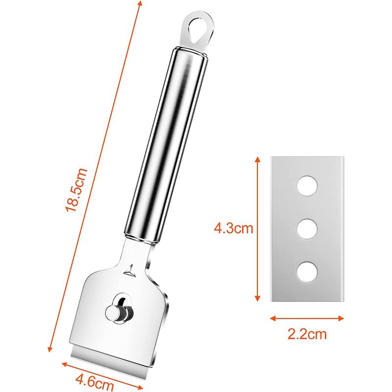 Hob Metal, Ceramic Hob with 14 Replacement Blades, Glass Ceramic Hob, Hob 2