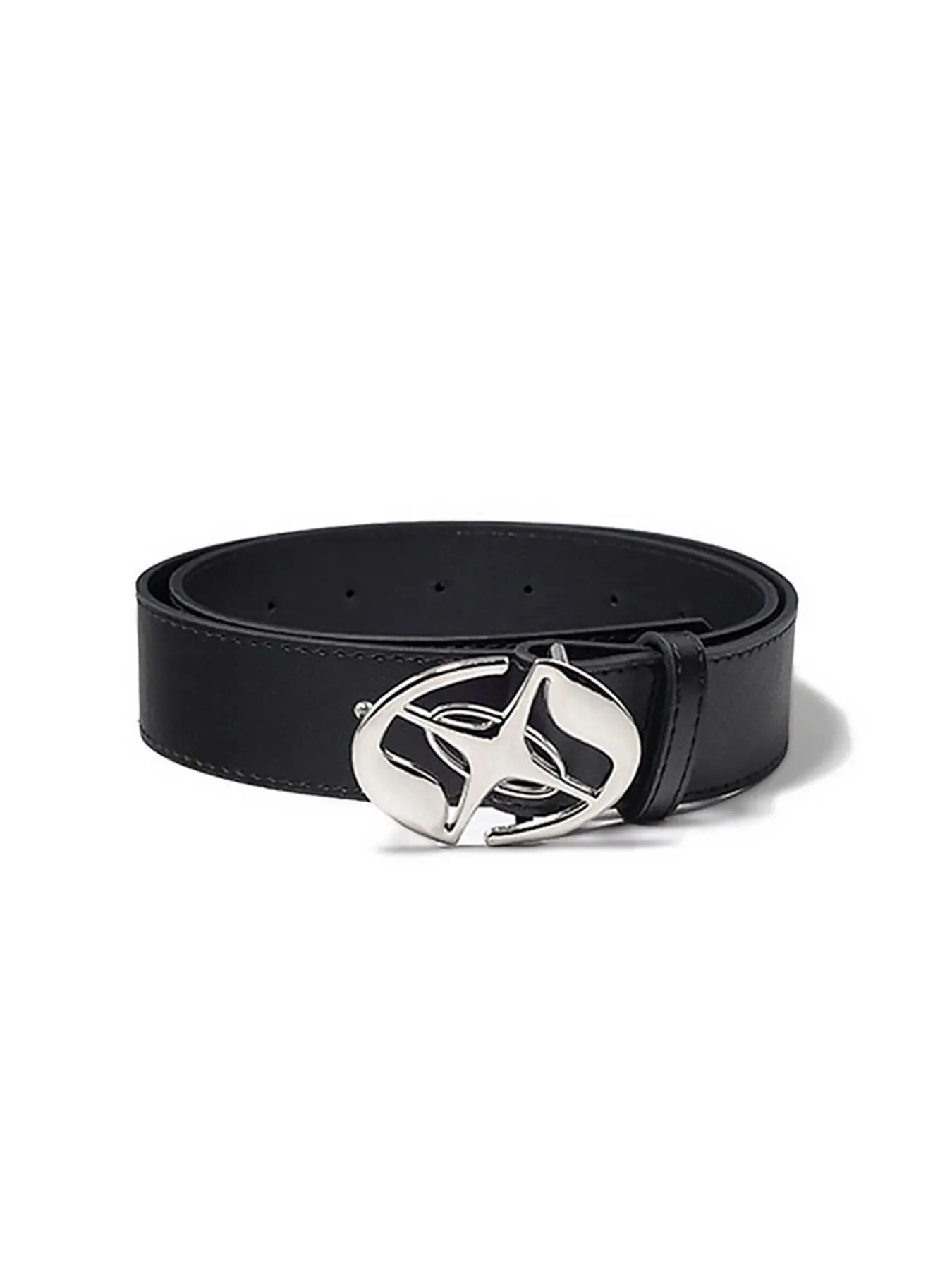 Stylish Star-shaped Pu Buckle Belt, Fashionable Adjustable Belt for Women & Men for Jeans, Pants, Skirts, Dresses, Trendy All-match & Exquisite Belt for Birthday Gift