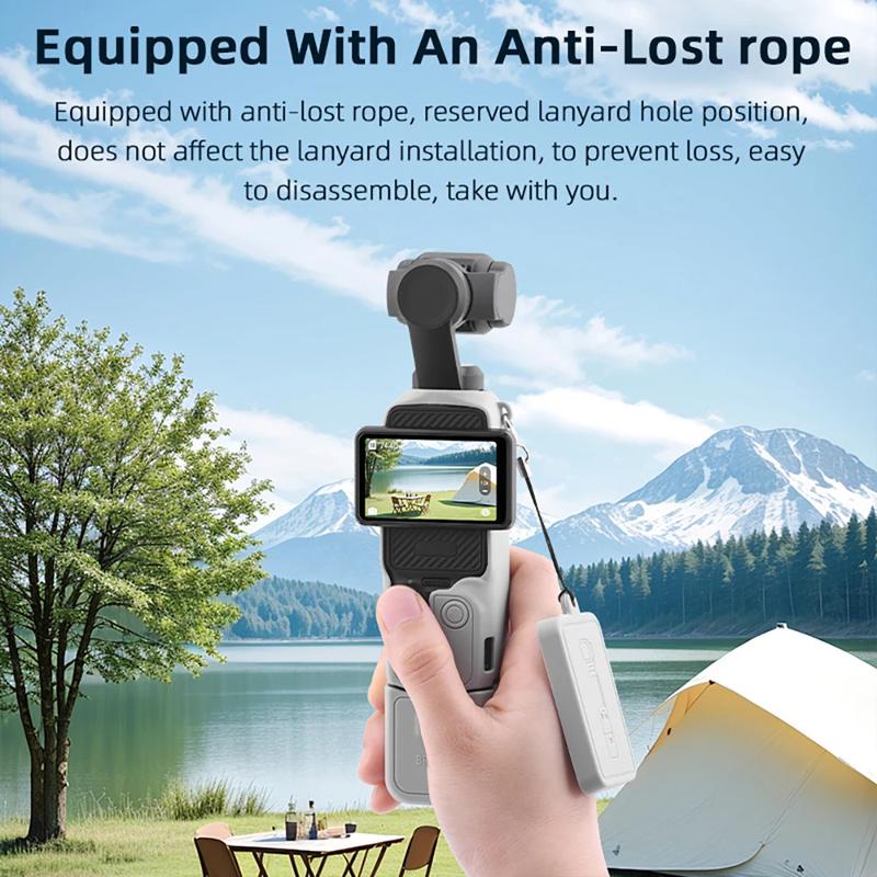 Product Introduction of เคสซิลิโคน BRDRC สำหรับ DJI Osmo Pocket 3 Gimbal Camera พร้อมที่จับป้องกันรอยขีดข่วน เคสป้องกันแบบนิ่ม ฝาครอบเลนส์ ฝาปิดกันกระแทก กล้อง สีดำ 11