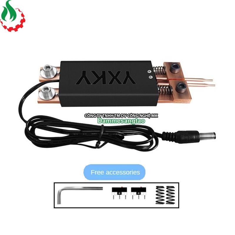 Tay hàn cell pin cân lực đồng đỏ (Có kim hàn)