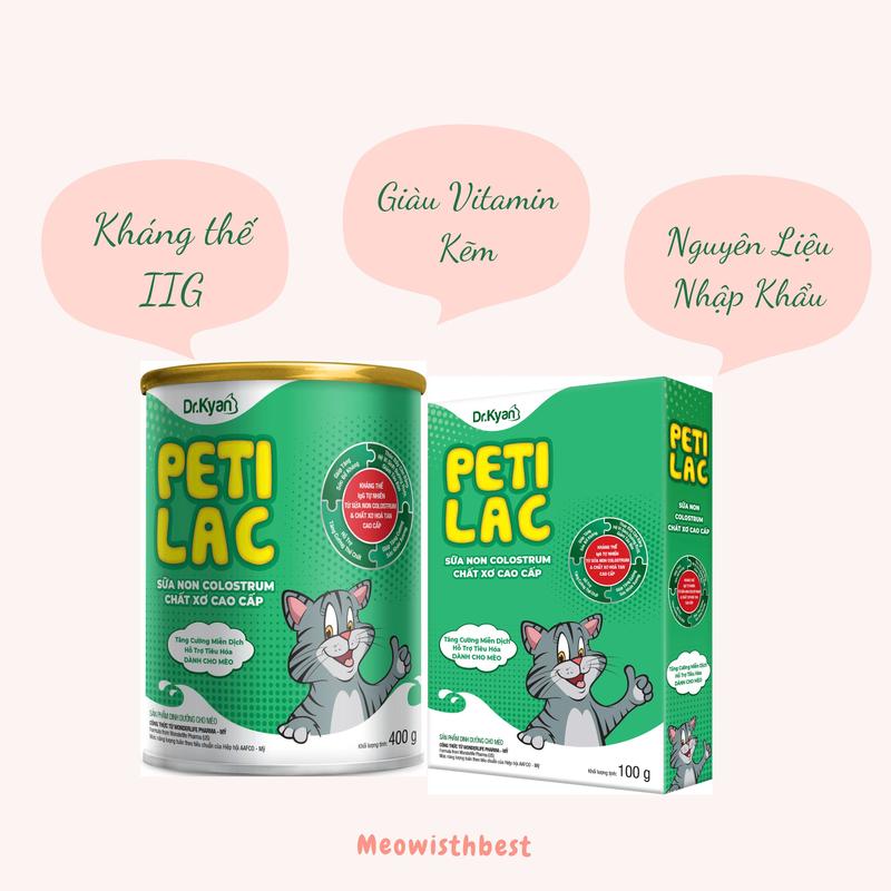 Sữa Petilac Đành Cho Mèo Mọi Lứa Tuổi Hũ 400G