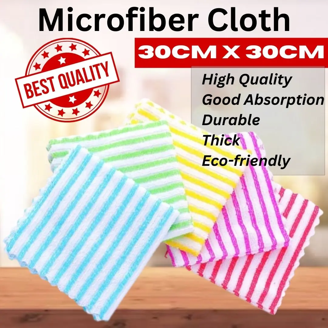 MULTIPURPOSE SIMPLE DESIGN SOFT MICROFIBER KITCHEN TOWEL  /MULTIFUNCTIONAL TOWEL /KAIN DAPUR /KAIN LAP PINGGAN Cloth Hand Washing/ Car Wash6707