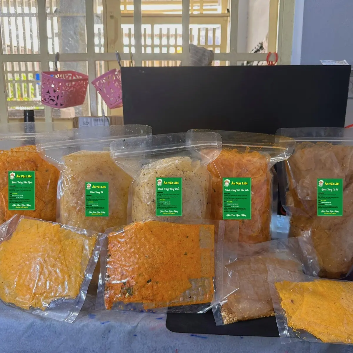 [ Mua 1combo 1,5kg tặng 4 gói btrang 60k tổng 1.7kg] Combo 5 món (xike sợi/ lá dẻo, phô mai tép, rong biển,tỏi,tôm) bánh  tráng Snack Ăn Vặt Food