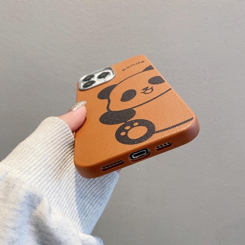 Fashion Cats Bear Panda Artificial leather Phone Case For VIVO V23 V27 V29 V30 V40 Y30 Y36 Y52 Y72 Y73 Y76 Y77 Y78 Drop-resistant Protective Case 2