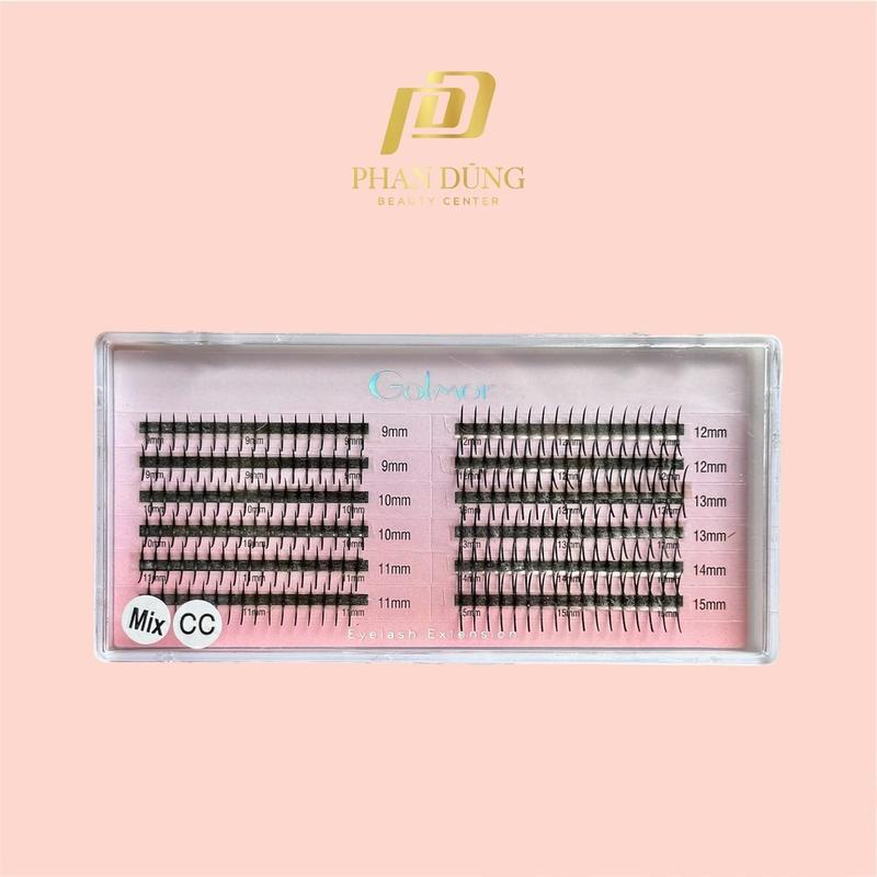 Mi trụ katun mix size 9 - 15mm; độ cong CC, D