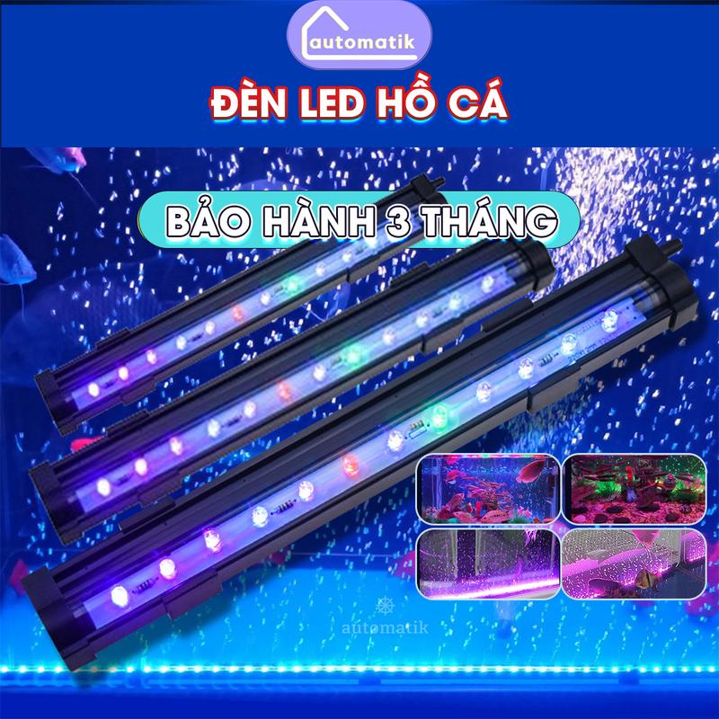 Đèn LED Chìm Trang Trí Bể Hồ Cá Cảnh Chống Nước Hồ Thuỷ Sinh Đổi Màu
