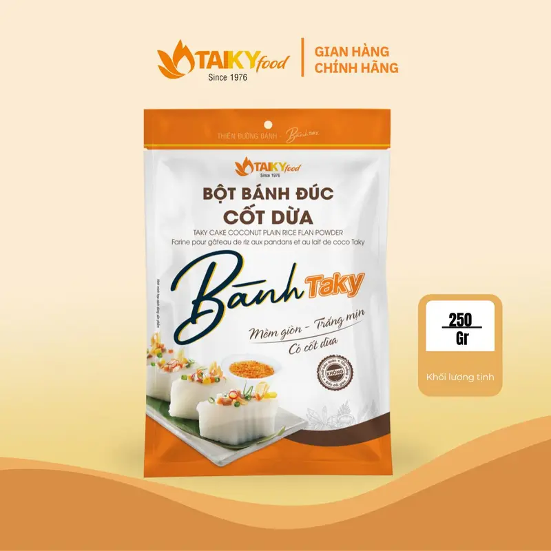 Bột bánh đúc cốt dừa pha sẵn Tài Ký 250g có sẵn gói cốt dừa  – Hàng chính hãng 0