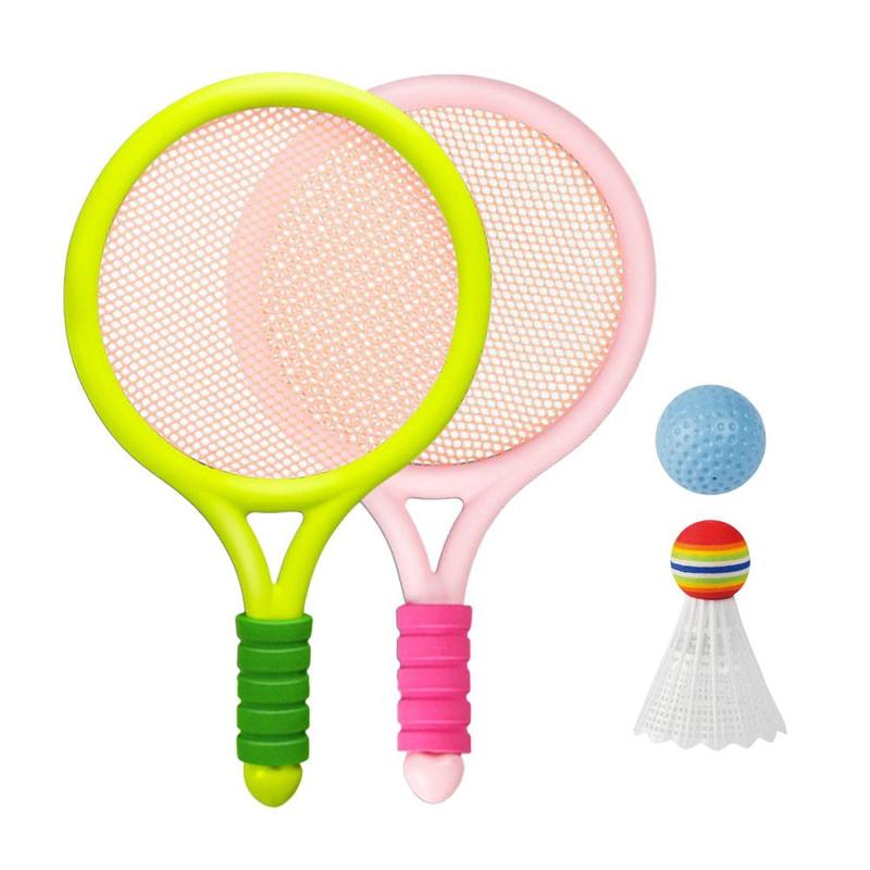 Durable Kids Badminton Tennis Racket Ball Shuttlecock Racket - TikTok ...