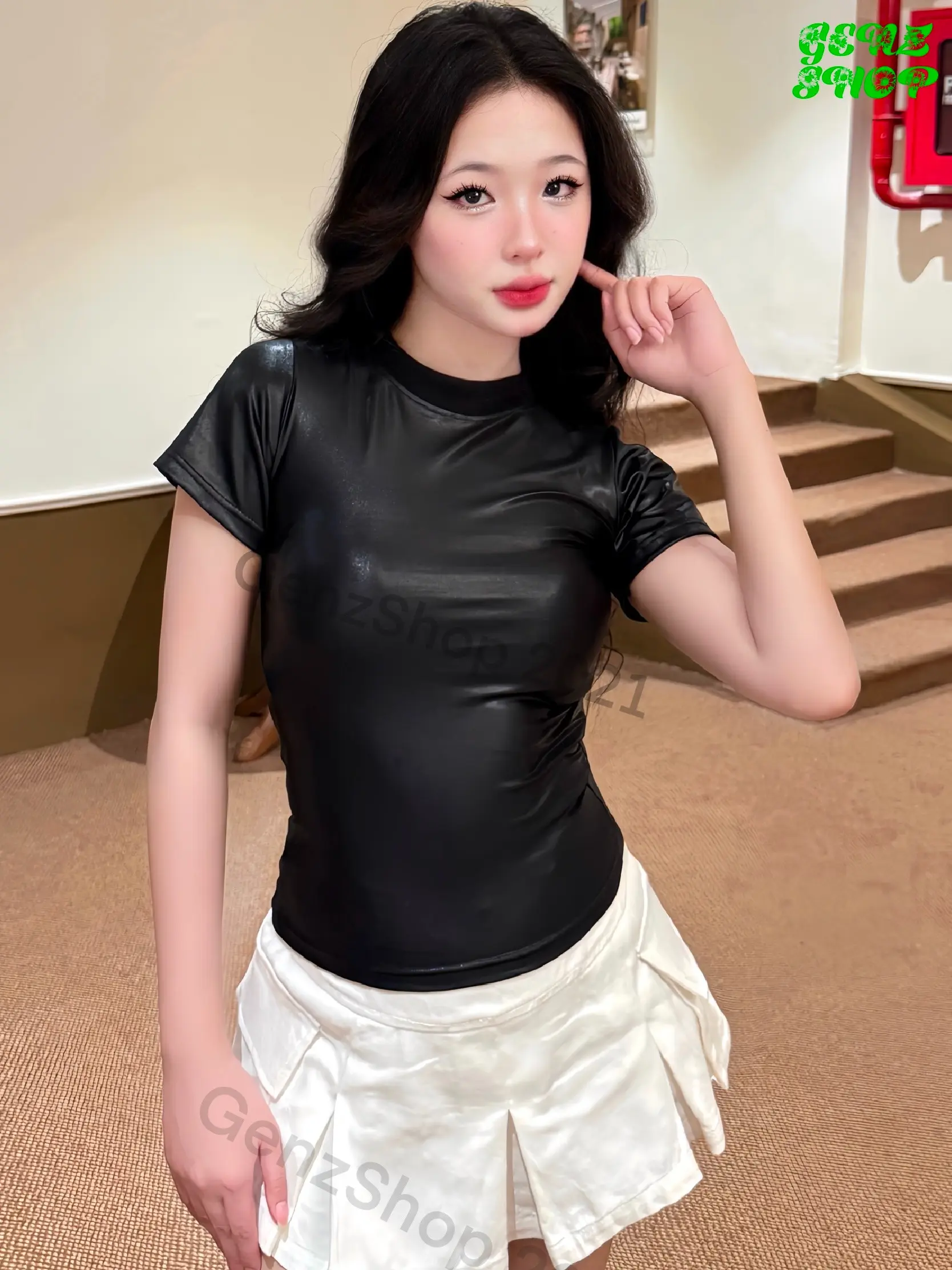 ÁO D.A BÓNG TRƠN TREND 2024 BBT240802 Top Nữ Women  chỉ giặt tay