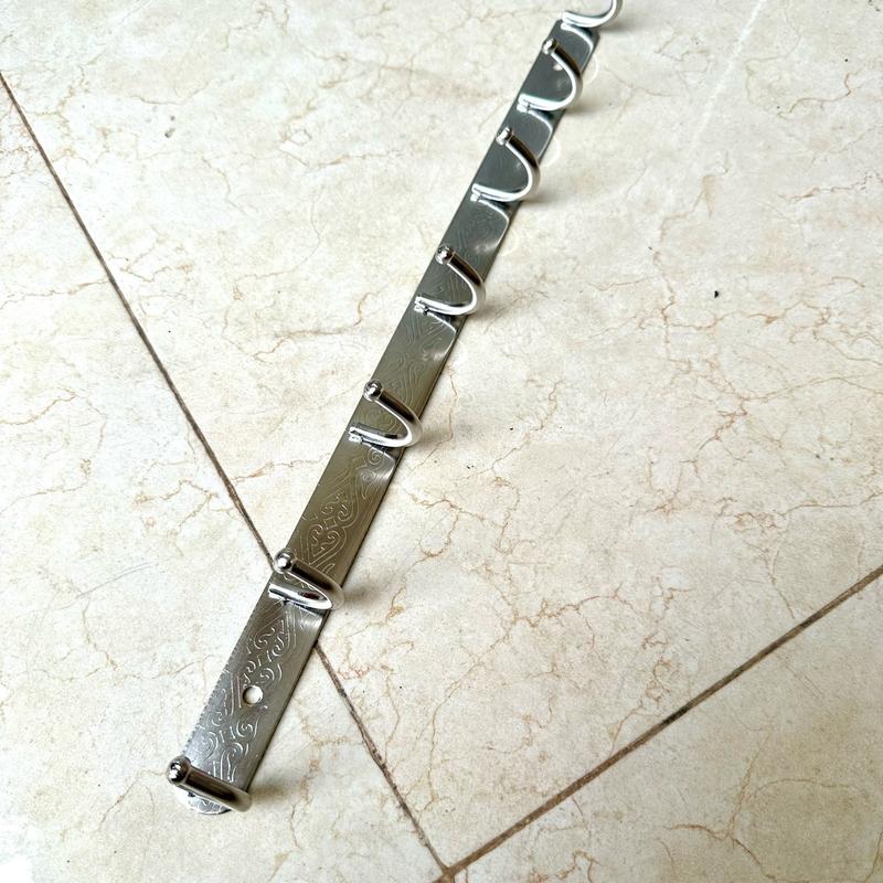 7 MÓC Thanh la khoan tường inox 201 dày chắc dùng treo đồ phòng tắm phòng ngủ tolet nhà bếp treo quần áo vật dụng Treo Tường 7