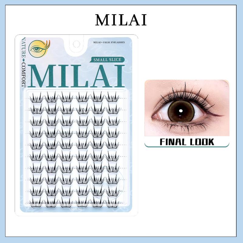 MILAI Riasan Mata C01 Tanduk Rusa Bulu Mata Palsu Serat Kapas Premium ...