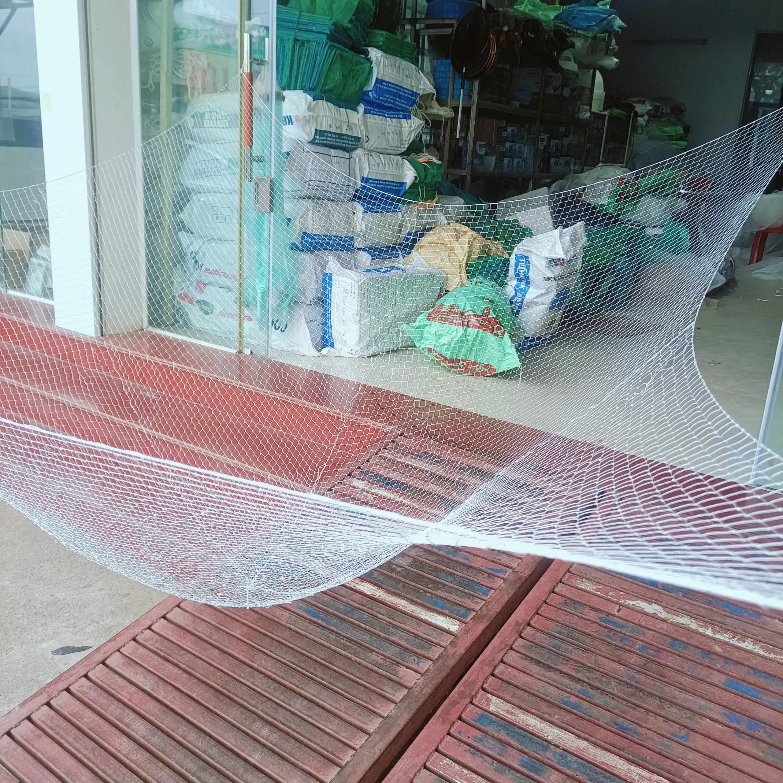 Vó kéo cá tôm cua bằng sợi dù 3mx3m chắc chắn