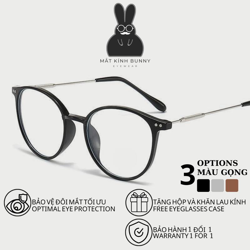 Mã C29 - Kính cận thị thời trang giành cho nam nữ gọng tròn form ...