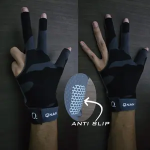 COD NANO Sarung Tangan Billiard Glove Billiard Sarung Tangan Biliar Spandex Lyca Elastis Licin Nyaman untuk Pria Wanita All Size Premium Quality - Ball