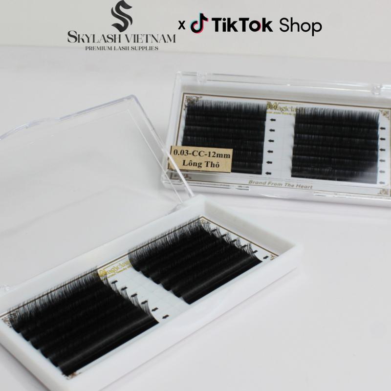 Mi Lông Thỏ Dày 0.03, 0.07, 0.10, 0.12 Hộp Mix (8-13)mm, Mi Mềm, Tự nhiên, Dễ bắt keo - Dụng Cụ Nối Mi SKYLASH Nữ Trang Điểm Women Cosmetic Mỹ Phẩm