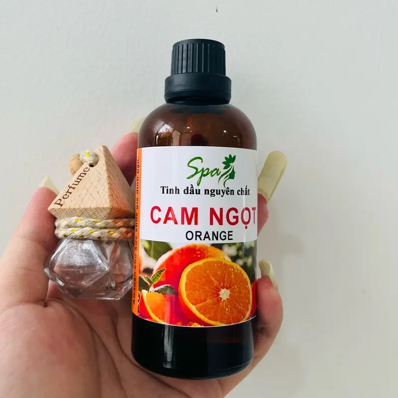 Tinh Dầu Thiên Nhiên Cam Ngọt SPA ( Tặng vỏ lọ treo xe ) 5