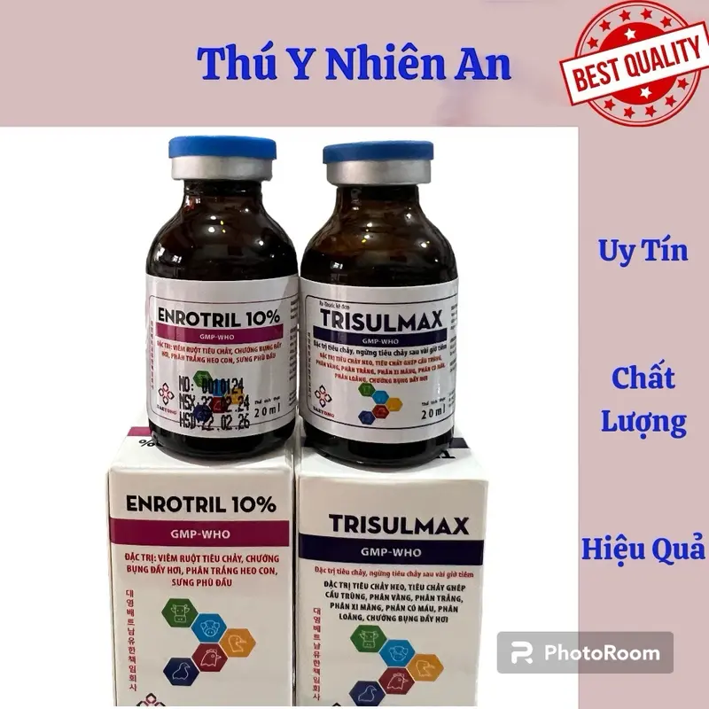 Combo 2 chai đường ruột, tiêu chảy, phân xanh phân trắng, phân xấu( gồm 1 chai intetrim và 1 chai Enro) 4