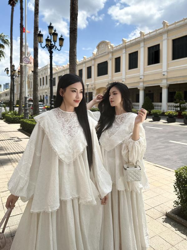 Áo tay dài Victoria, dáng áo baby doll, phù hợp với mọi dáng người