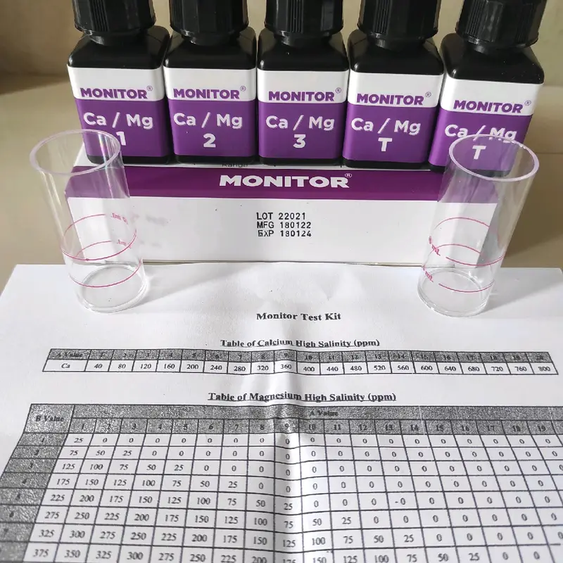 Monitor test kit Calcium & Magnesium for aquaculture & aquarium 3