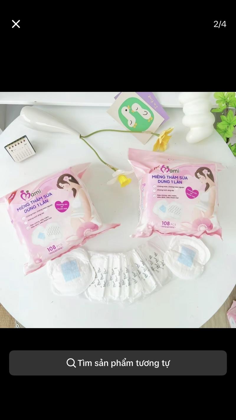 Product Introduction of Miếng lót thấm sữa Mamicare siêu mềm mỏng 108 tờ 1
