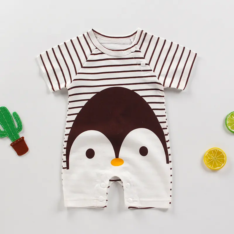 DIOEBABY Jumper Pendek Lengan Pendek/Romper Anak 2