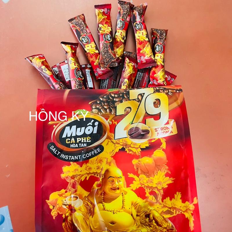 CHÍNH HÃNG Cà Phê Muối hoà tan 279 strong aroma : Bịch 45 gói x 16g = 720g 1 Bịch