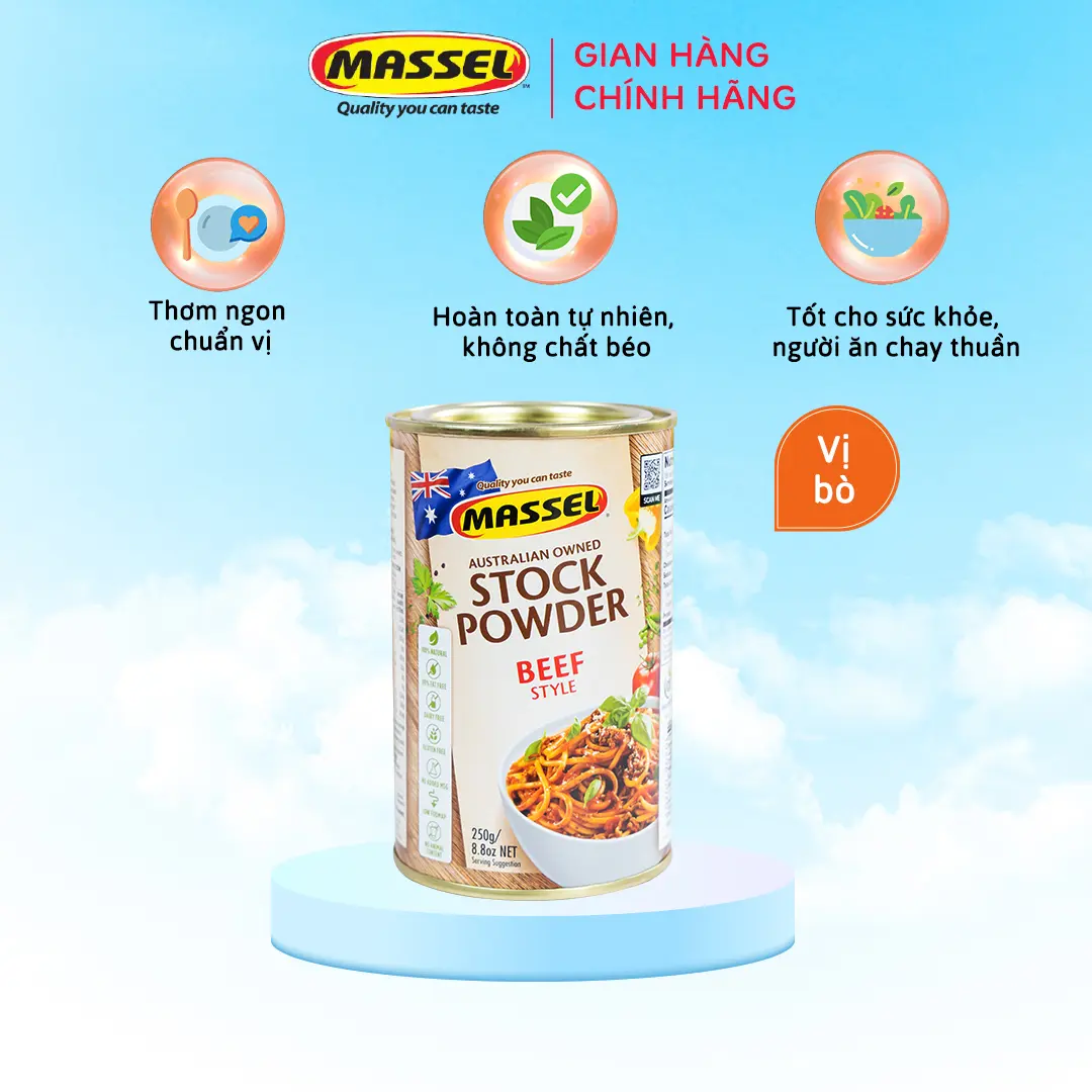 Bột Nêm Nấu Ăn Không Chứa Bột Ngọt Massel - Hạt Nêm Cao Cấp An Toàn Cho Sức Khỏe