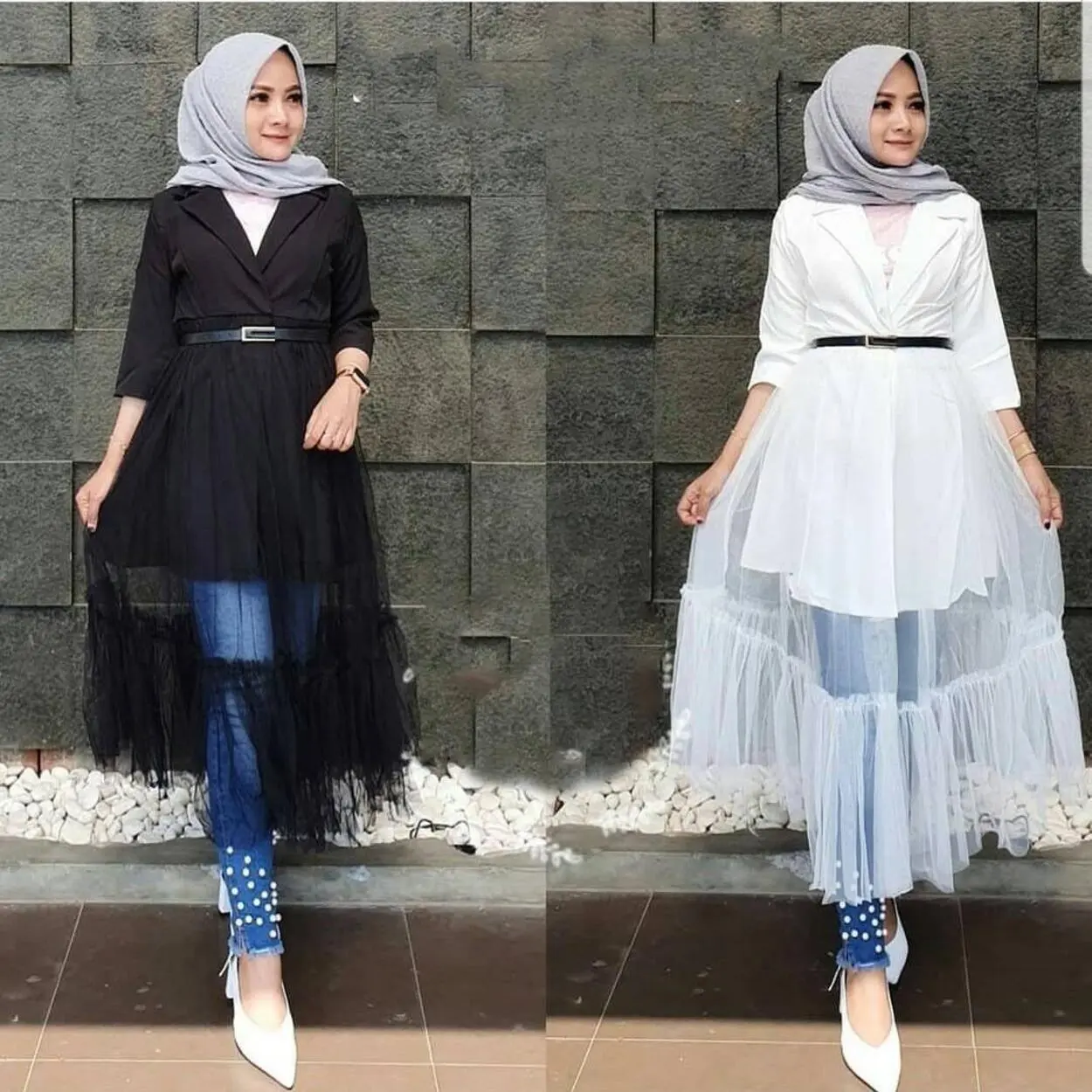 JC- Tile Charming blezer  / Blazer Wanita Kekinian / Blezer Wanita Muslimah