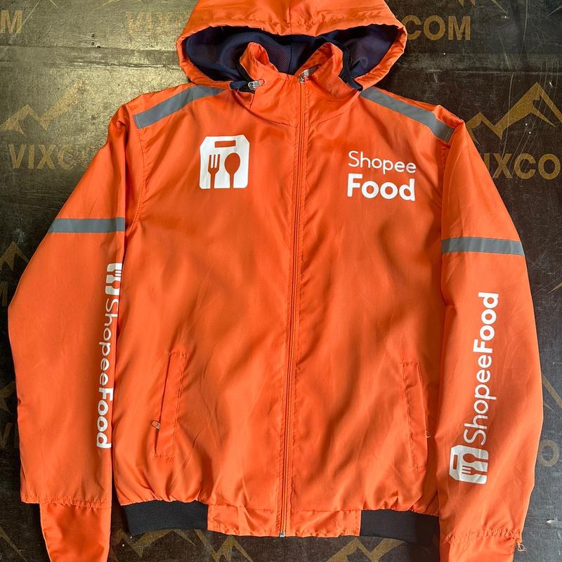 Áo khoác Sh -fee hai lớp có nón vải dù Jacket Menswear