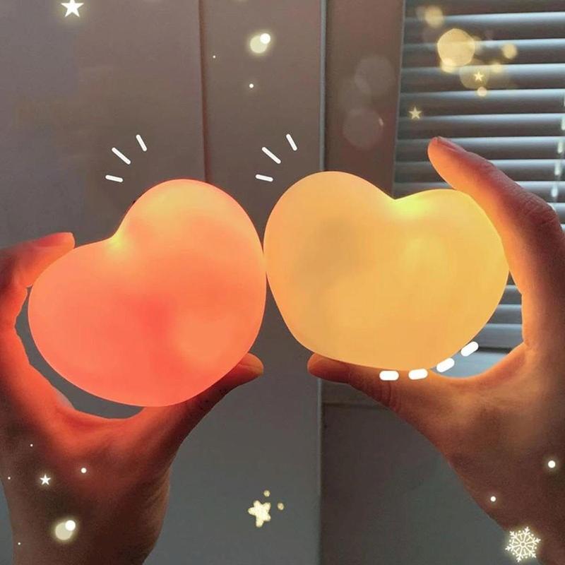 Night Light, Love Design Desktop Atmosphere Light, Creative Atmosphere Light, Suitable For Valentine'S Day Gifts, Photography Props Toys 0
