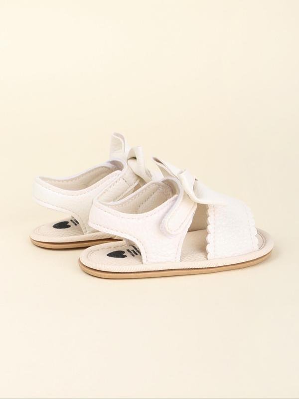 Baby's Cute Cartoon Bowknot Design Sandals, Soft Comfortable Breathable Baby Sandals, Fashionable All-match Non-slip Flat Shoes for Baby Girls 4