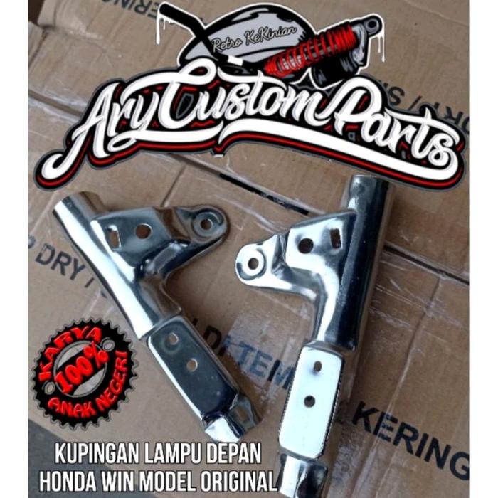Gambar Kupingan lampu honda win breket lampu honda win old dari Ary Custom Parts Cikarang Kab. Bekasi 4 Tokopedia