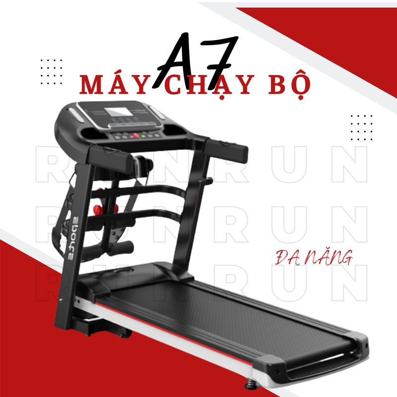 Máy chạy bộ đa năng FUJIKO A7N-AB tích hợp đa năng chạy bộ, máy rung, gập bụng