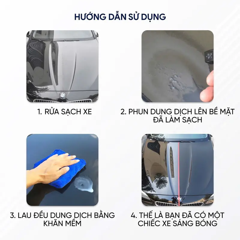 Chai xịt AUTOMOTIVE COATING phủ nano chống nước kính,phủ sơn xe ô tô,chống nước bề mặt kính mũ - OM 500ml 3
