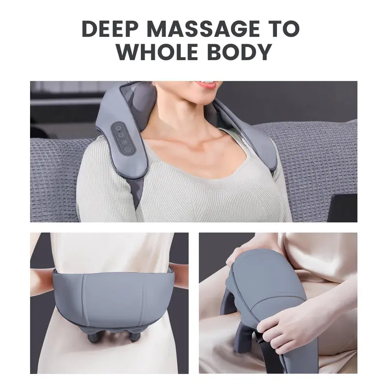 Neck Massager, 1 Count Comfort Massager for Neck, Back & Shoulder for Muscle Relaxation, Stocking Fillers Gift 6
