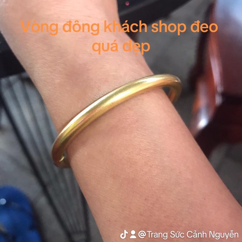 Vòng tay đồng vàng đeo huyết áp cho nam nhữ 1
