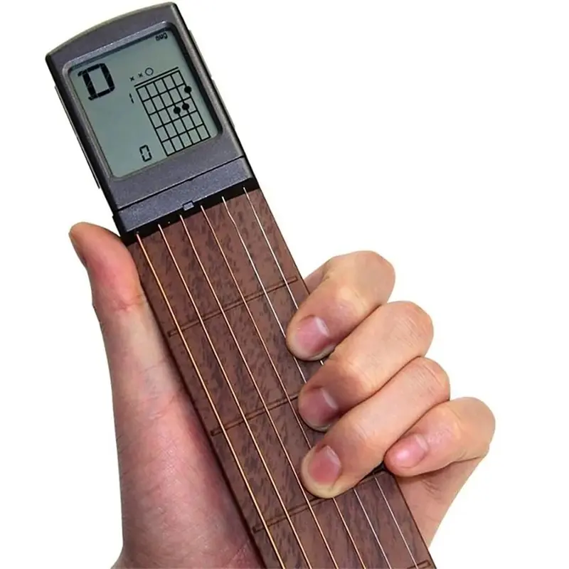Dụng Cụ Tập Luyện Chord Guitar, Mới, Cầm Tay Và Nhẹ, Dành Cho Người Mới Bắt Đầu, Công Cụ Tập Luyện Guitar, Có Thể Xoay Được, Kích Thước Bỏ Túi, Thích Hợp Cho Guitar 4