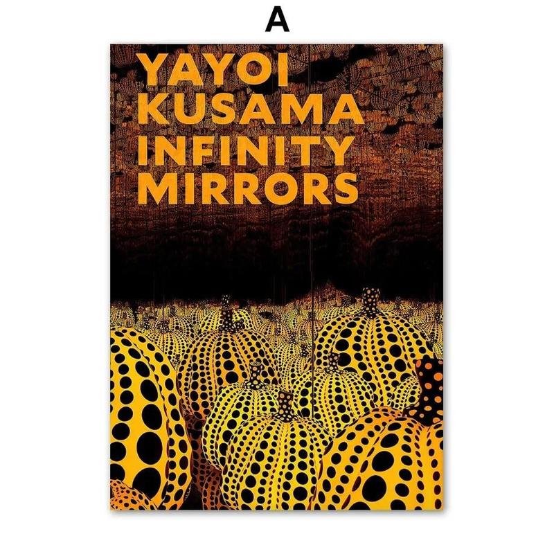 Yayoi Kusama Infinity Mirrors Flower Eye Abstract Nordic Posters And Prints Wall Art Canvas Painting Pictures For Living Room 3