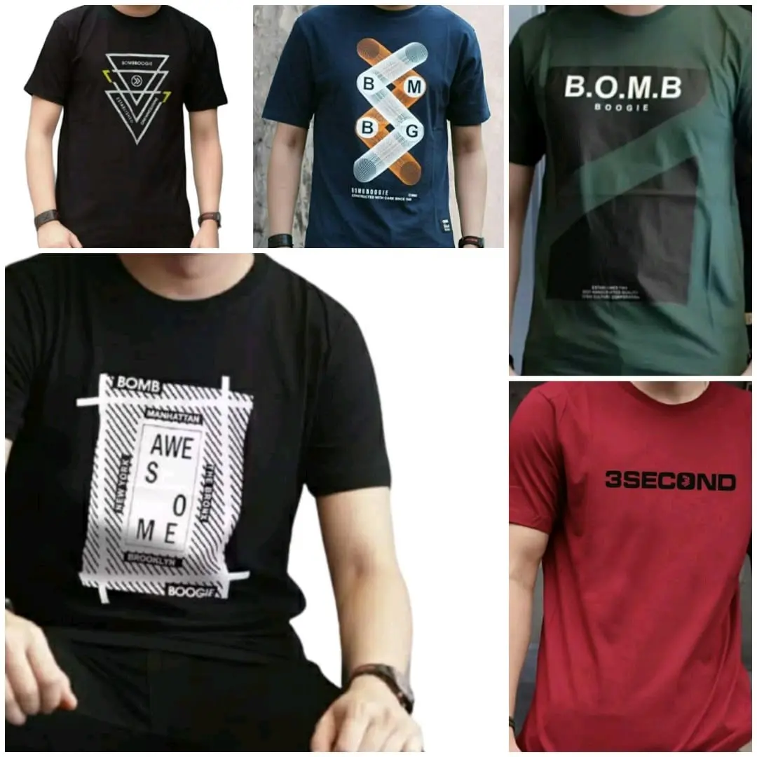 Kaos Keren 100 rb dapat 5 pcs