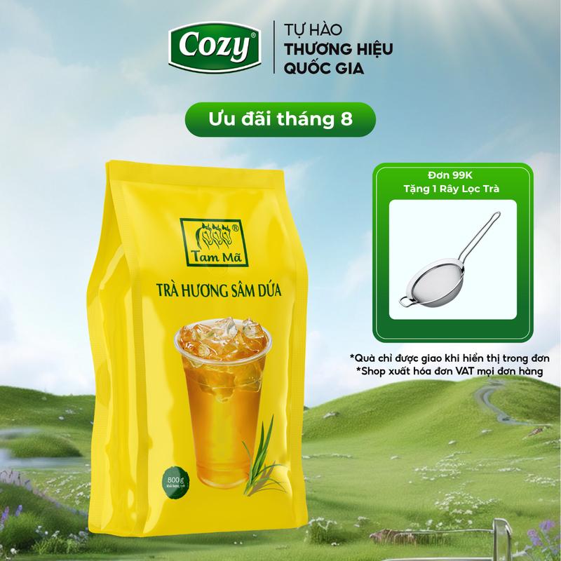 Trà Tam Mã Hương Sâm Dứa COZY Pha Chế Tiện Lợi Đơn Giản, Hỗ Trợ Thanh Nhiệt, Tiện Lợi Pha Chế Gói 500G