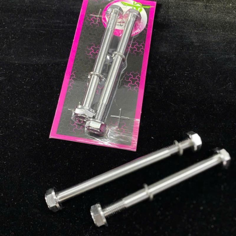 Combo 2 cốt treo máy inox 304 CNC Dream 100 cho Wave nhỏ 100 Wave RS Wave A100 Phụ kiện Phụ tùng