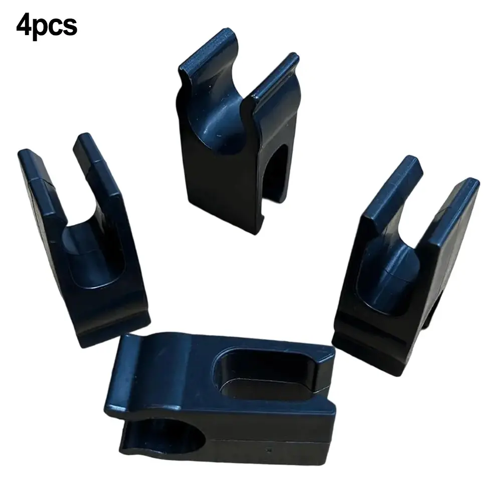4pcs Black Camping Wagon Cart Trolley Desktop Buckle Camping Wagon Cart Table Buckle Easy Installation Made Of High Strength Plastic