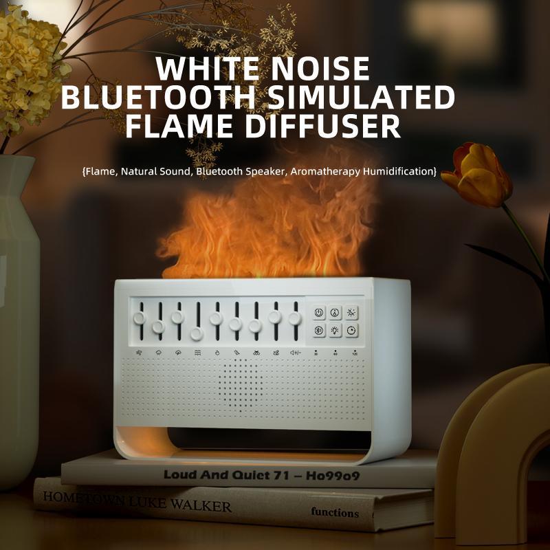 Noise Sleep Night Light Aroma Humidifier, USB Rechargeable Bluetooth-compatible Speaker Night Light, Home Atmosphere Aroma Humidifier 4