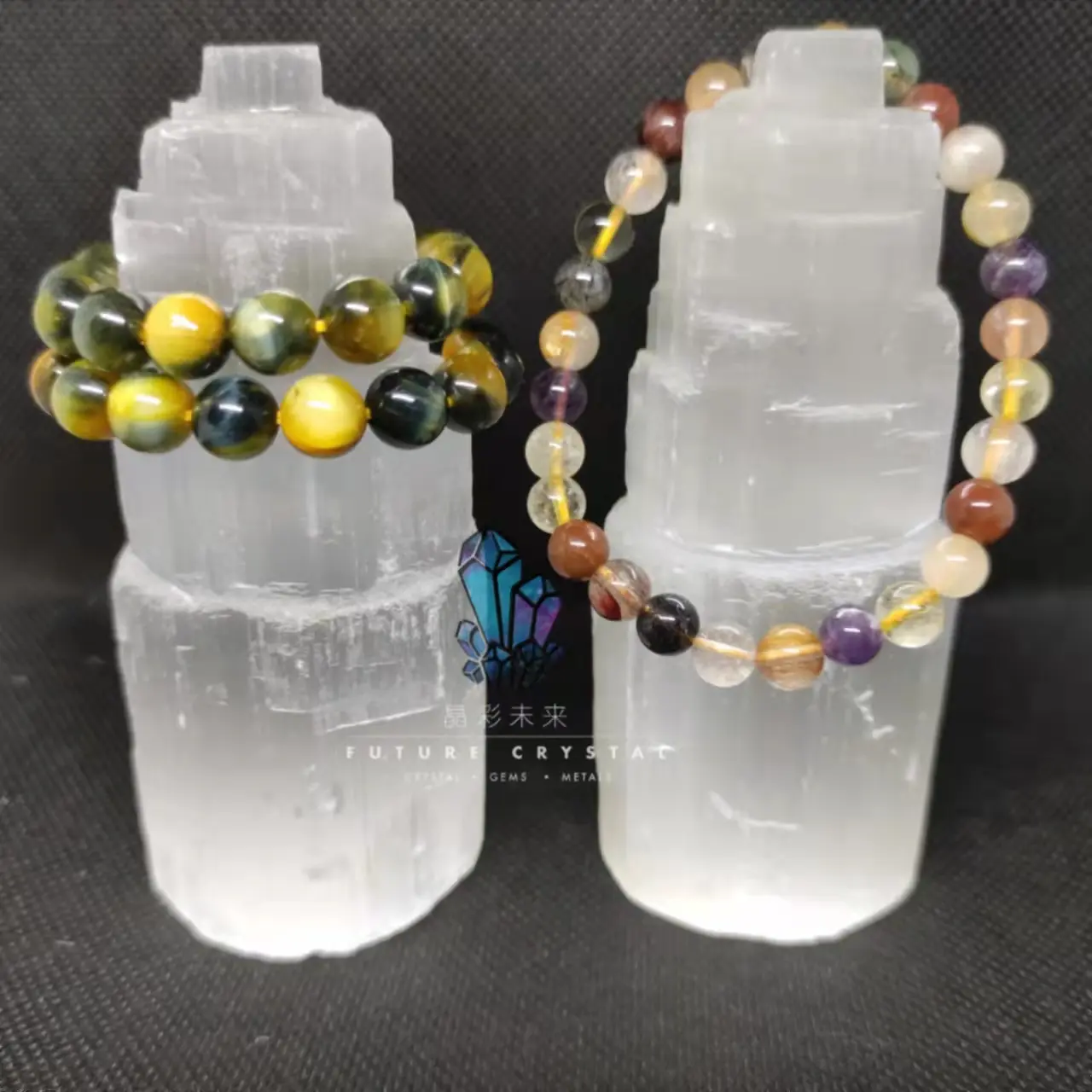 Natural Selenite Crystal Gemstone Tower (1PC) 6 /10 /15 /20 cm