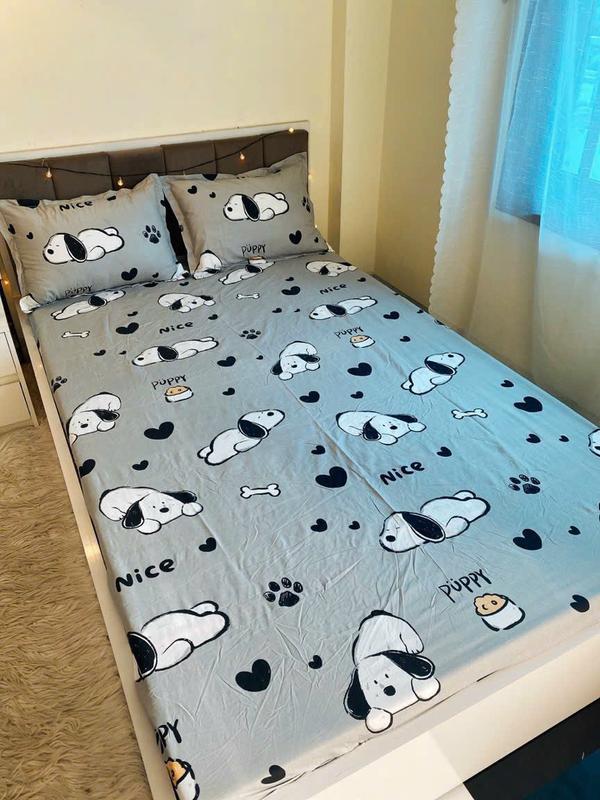 Ga trải giường bọc chun 80CM , 1M , 1M2 cotton poly chân đệm cao 10cm , GA KHÔNG KÈM VỎ GỐI
