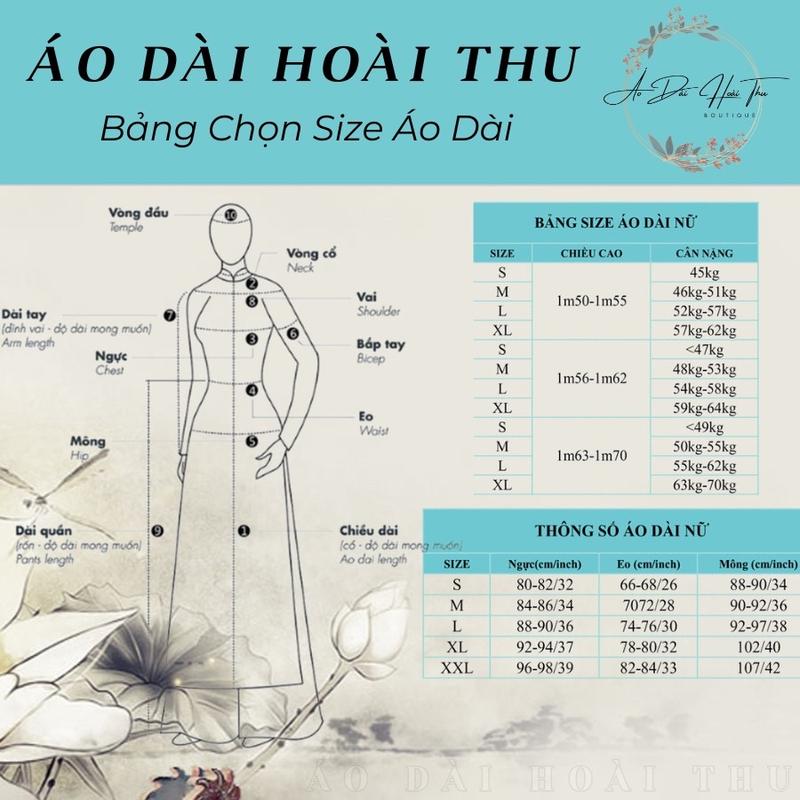 Product Introduction of Áo dài gấm lụa kim cương,phom dáng ôm,thiết kế cổ tròn ,tay bồng điệu đà,trẻ trung. Áo dài Hoài Thu Nữ Women trang phục truyền thống 0