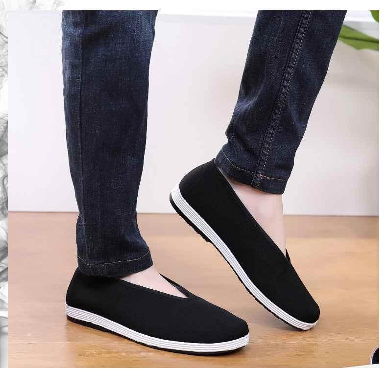 Product Introduction of Giày Vải Nam, Phong Cách Mùa Lò Xo Và Mùa Thu, Mũi Tròn, Nhẹ, Không Trơn Trượt, Kiểu Lười, Đế Mềm, Thoáng Khí 8
