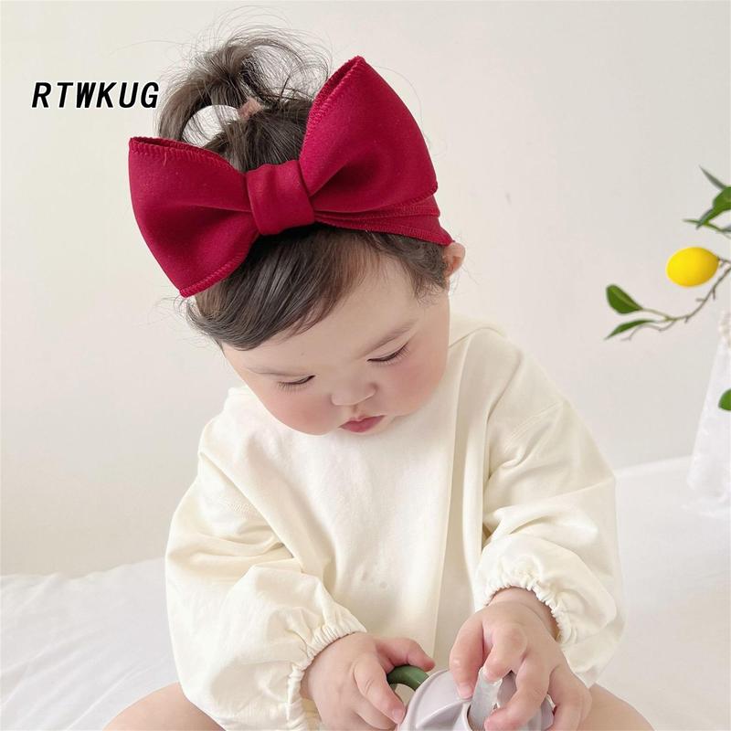 Baby Girl Headbands, Adjustable Bowknot Head Wraps Hair Accessories 8