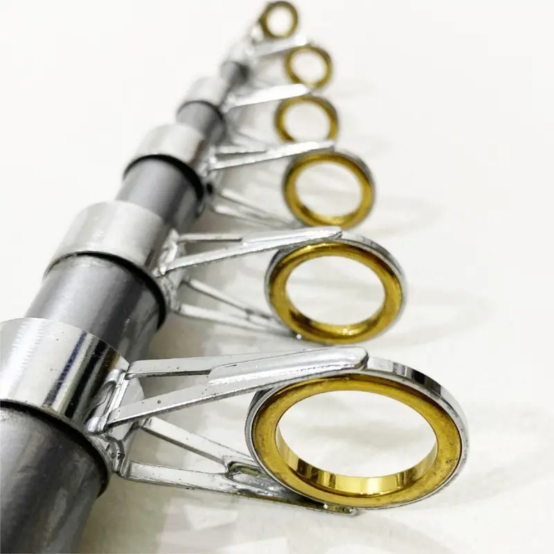1 Set Paket Joran Pancing Laut Antena Portable High Carbon Joran Laut Teleskopik dengan Reel Pancing 3