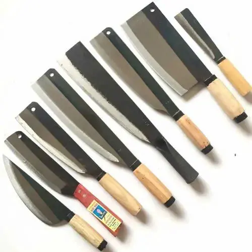 KQ001 bộ dao nhà bếp 8 món siêu đẹp RÈN THỦ CÔNG 1